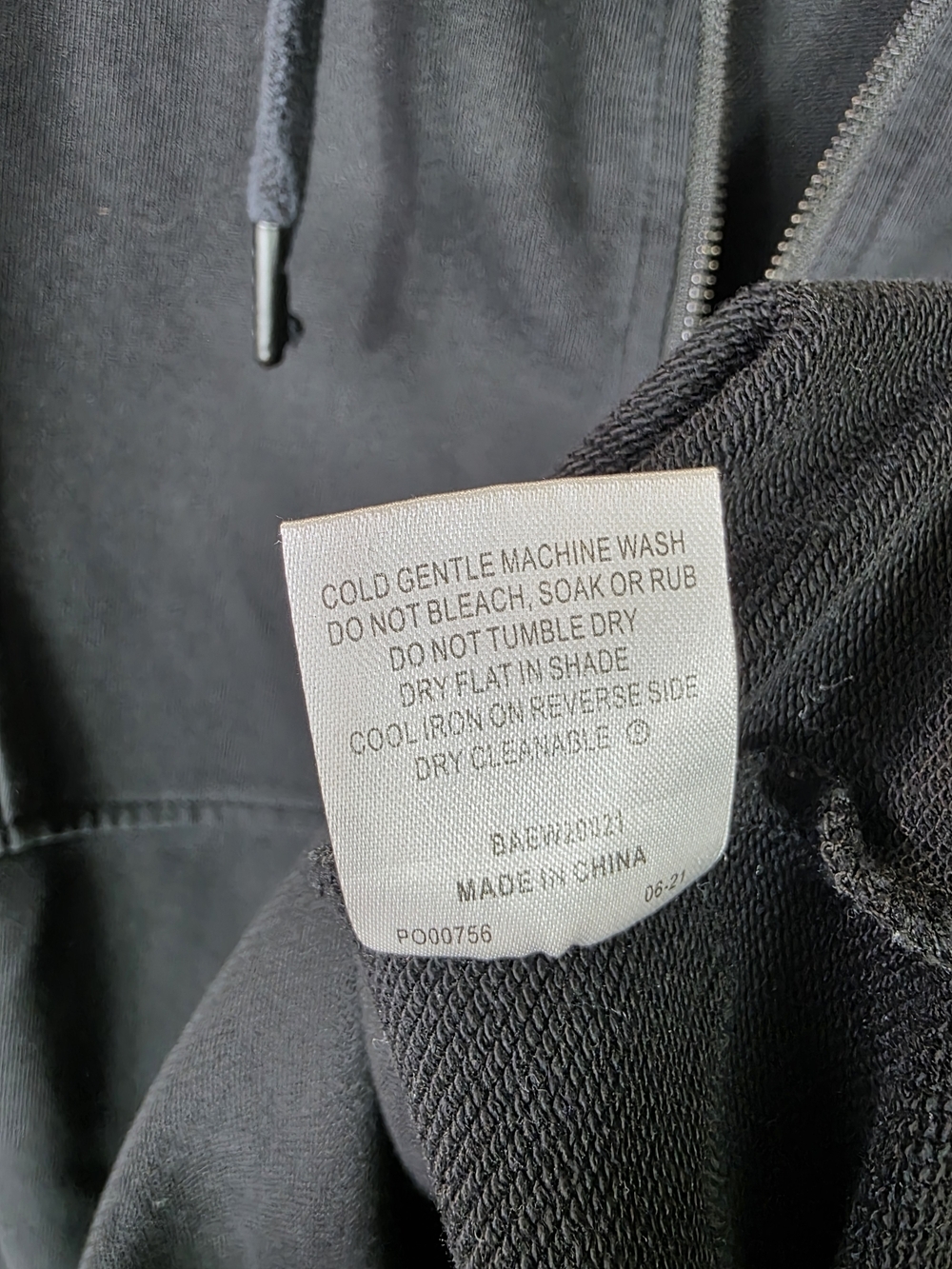 Bae. Run With Me Hoodie maternity & nursing hoodie in black - Picture 10 of 11